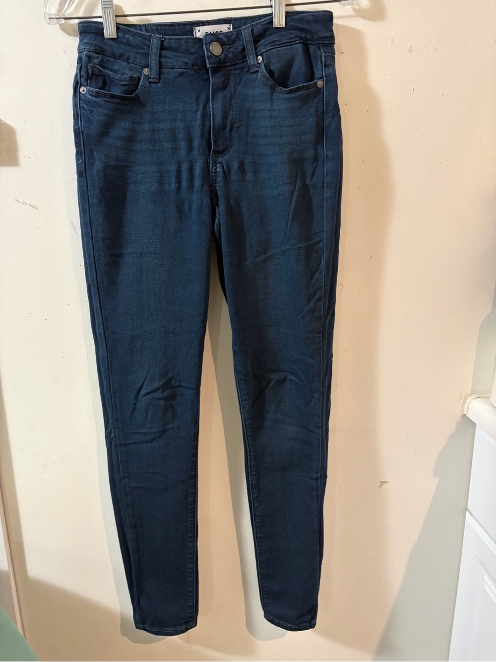 PAIGE Dark Blue Skinny Jeans
